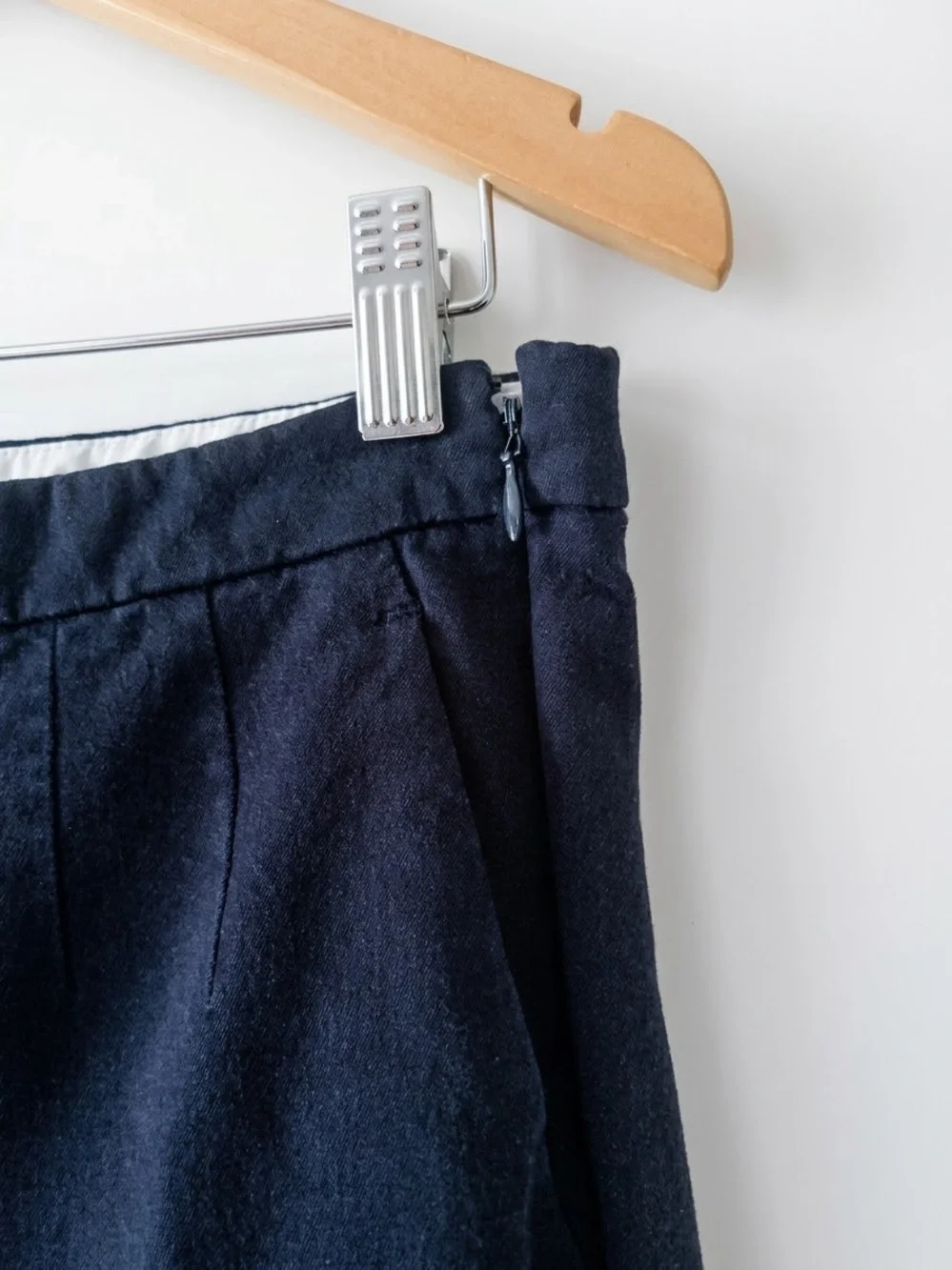 Jcrew Side Zip Stretch Crop Trousers